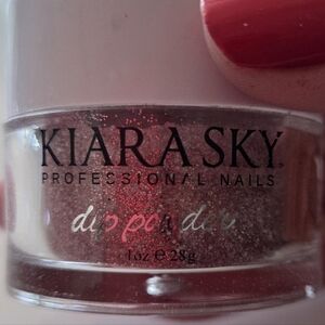 Kiara Sky Nail Powder Tahitian Princess.  Have Other Colors, Base & Top Coat.
